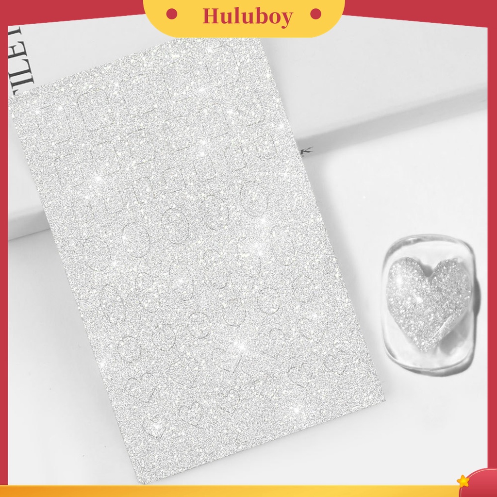 Huluboy Huluboy♡ Stiker Kuku Motif Hati Untuk Dekorasi Manicure