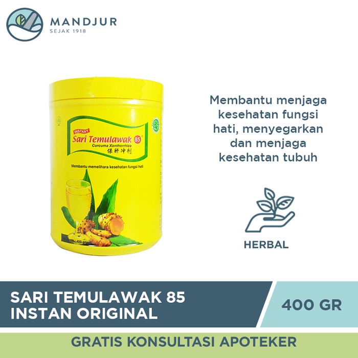 

Sari Temulawak 85 Instan Original Toples 400 gr (BERKUALITAS)