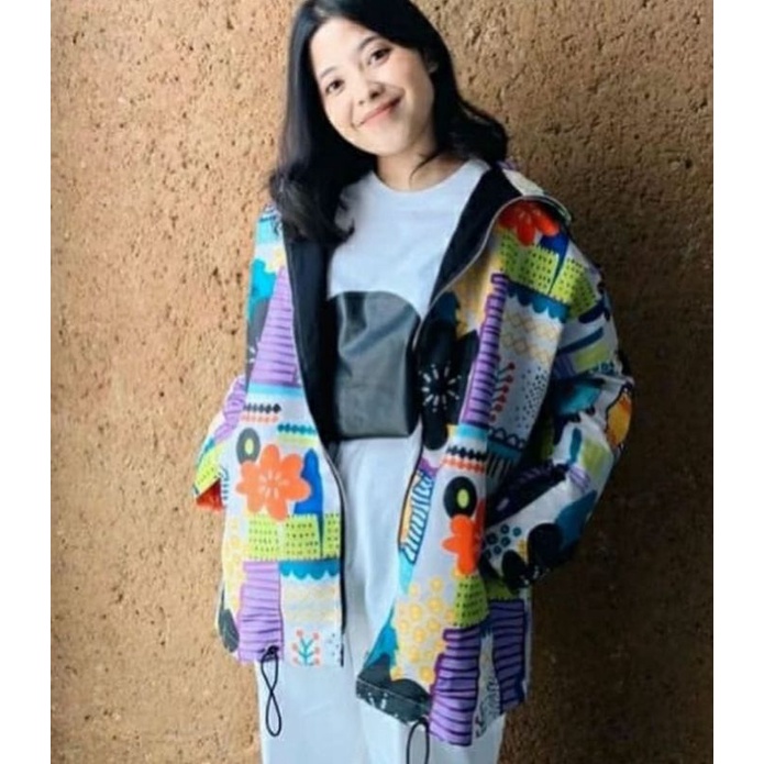 jaket nylon calla the label