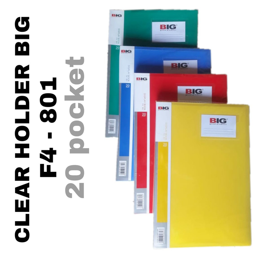 

Clear Holder BIG F4 801 20 Pocket
