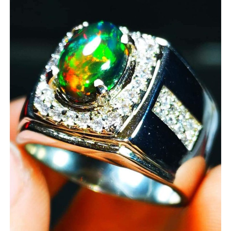 BATU ASLI BLACK OPAL KEMBANG JARONG