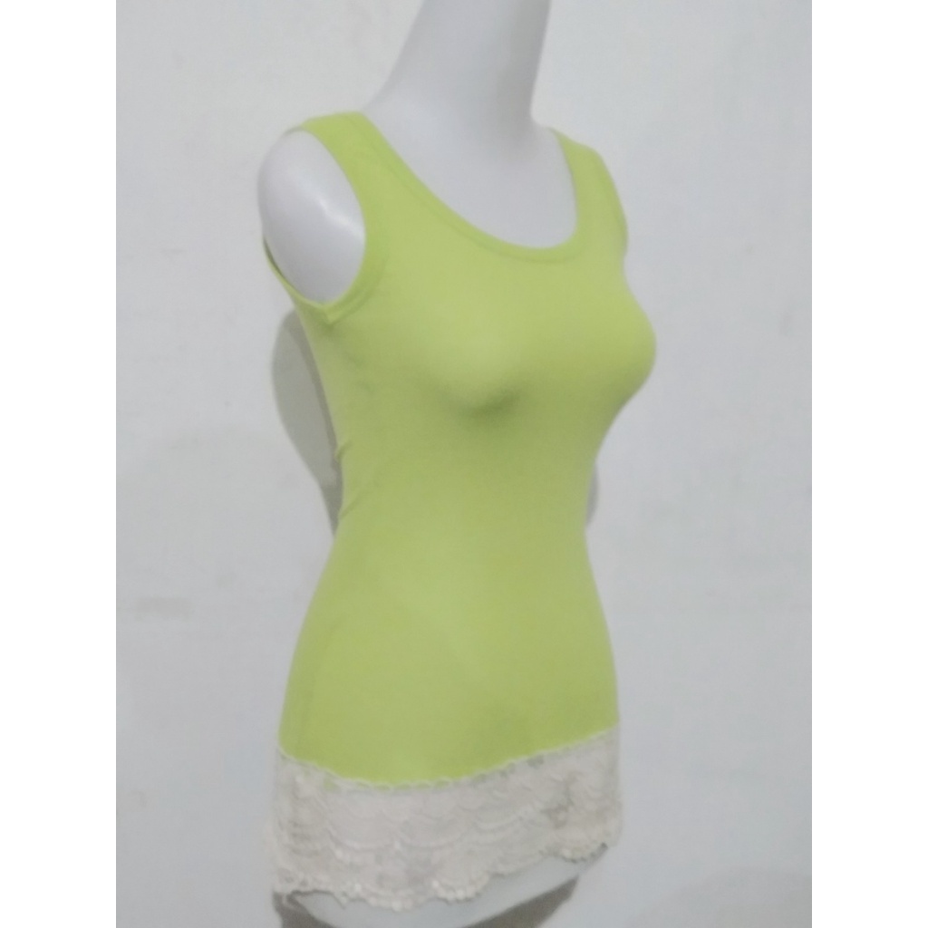 Baju RENDA TANKTOP Pakaian Wanita Korean Fashion