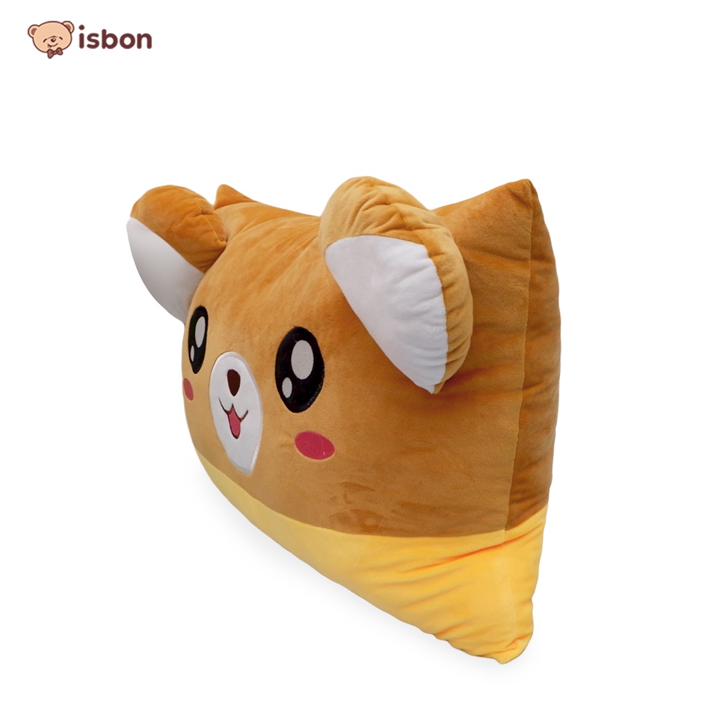 Bantal tidur boneka Jumbo beruang rila Riko Lucu Warna Brown Bahan Premium Non Alergi By ISTANA BONEKA