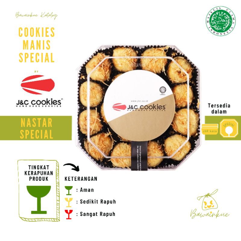Kue Kering Nastar varian SPECIAL produk JNC J&C Cookies