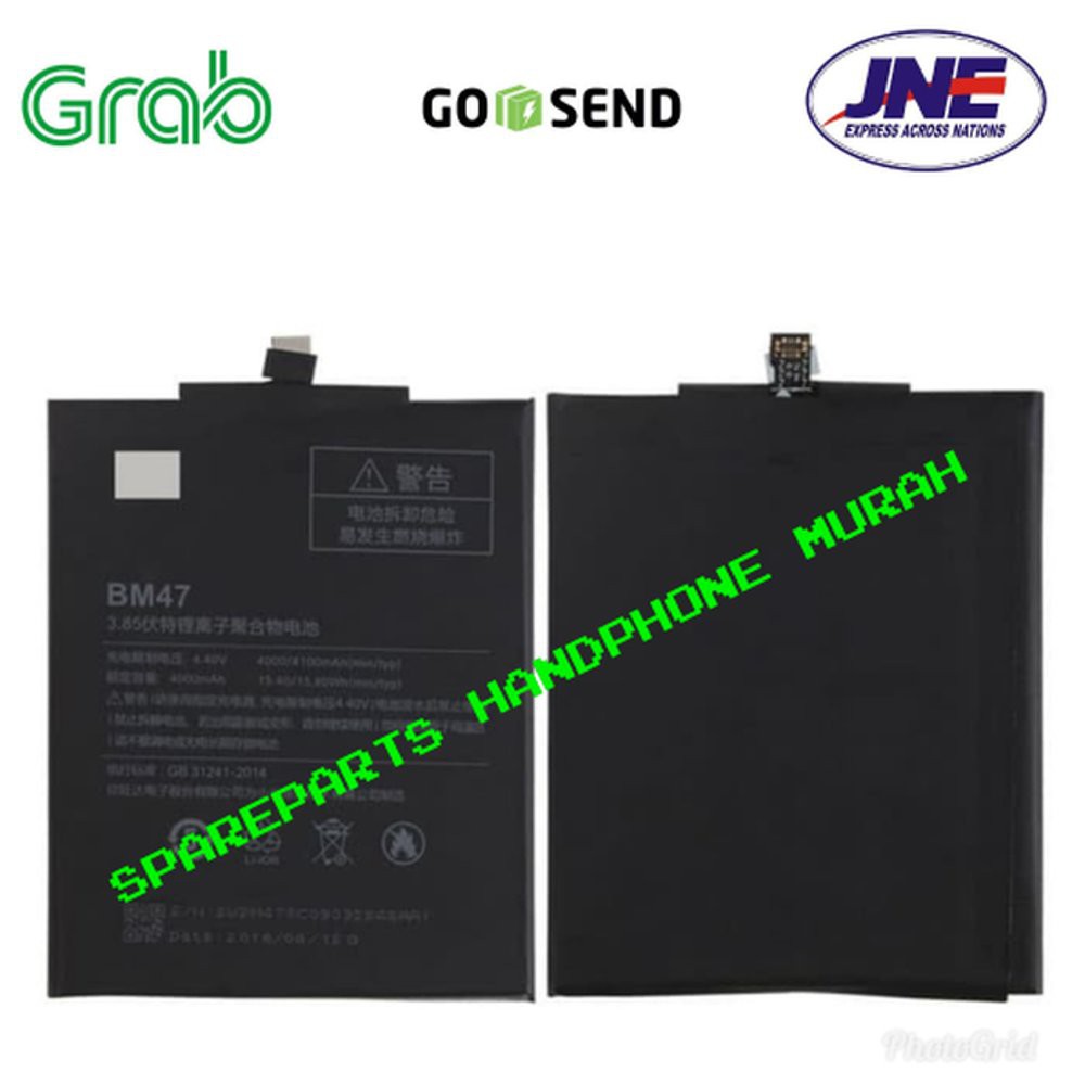 BATERAI XIAOMI REDMI 4X BM47 BM 47 BM-47 ORIGINAL