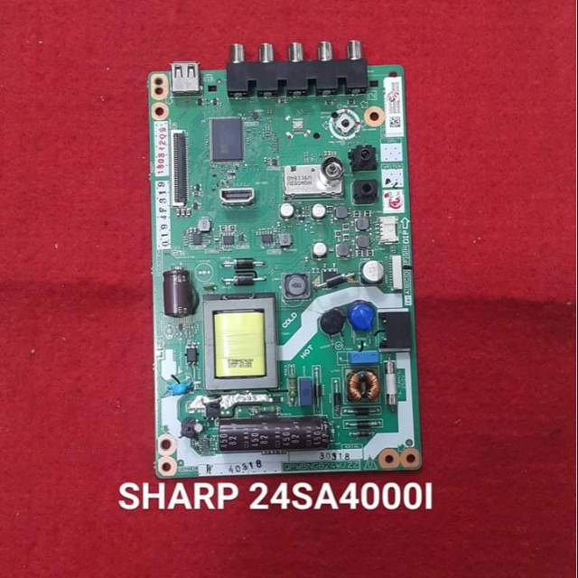 Mesin tv led sharp LC-24SA4000I- mainboard - motherboard - mobo - micom - mb led sharp 24sa4000I ori