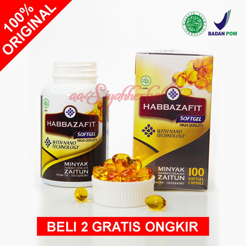 Habbazafit Softgel Obat Hipertiroid Herbal Shopee Indonesia