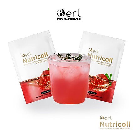 

B Erl Nutricoll (Minuman Serbuk Kolagen Rasa Stroberi) | B ERL Cosmetics ORIGINAL