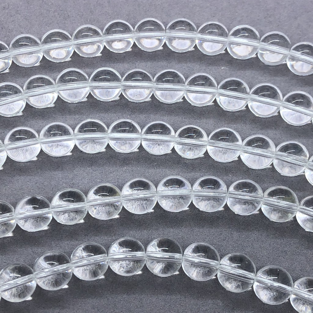 White Quartz Crystal Beads 6-10Mm