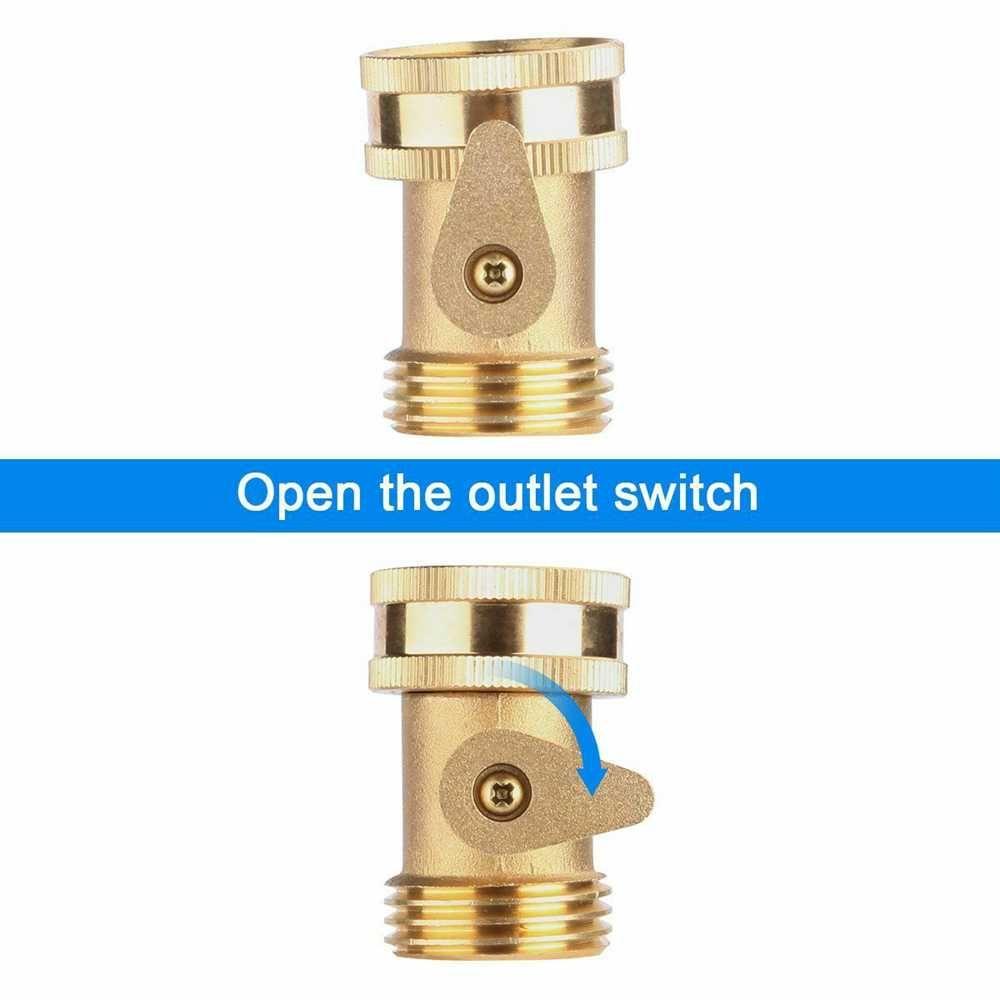 Solighter Selang Pipa Splitter Penyiraman Irigasi Alat Siram Diverter valve Konektor Selang Irigasi
