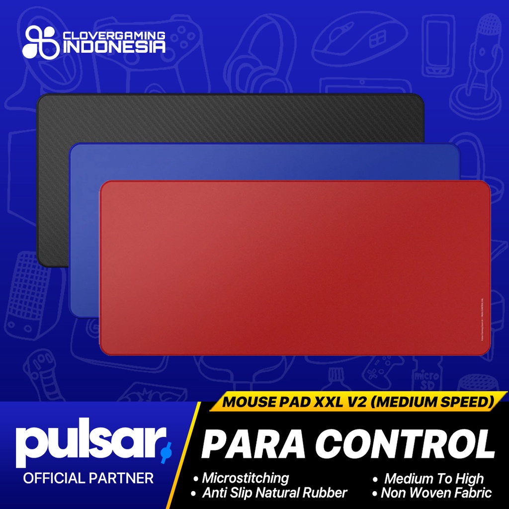 Pulsar ParaControl V2 XXL - Gaming Mousepad - Hitam