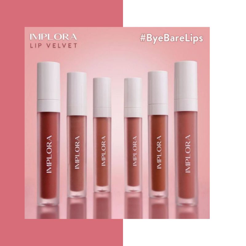 IMPLORA LIP CREAM LIP VELVET MURAH