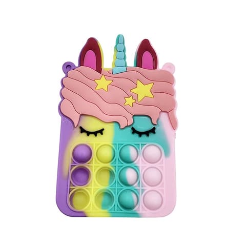 TAS SLEMPANG POP IT UNICORN 14 CM