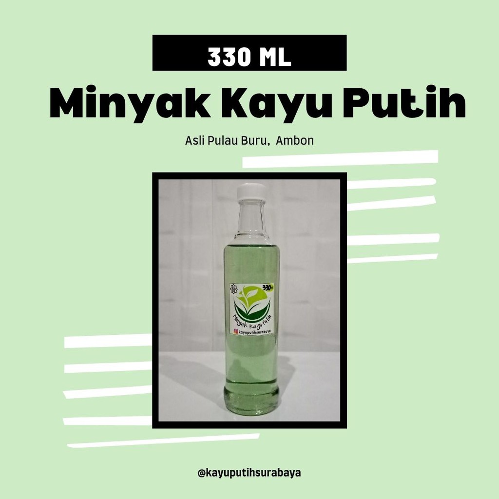 MINYAK KAYU PUTIH EUCALYPTUS OIL ASLI PULAU BURU AMBON 330 ML