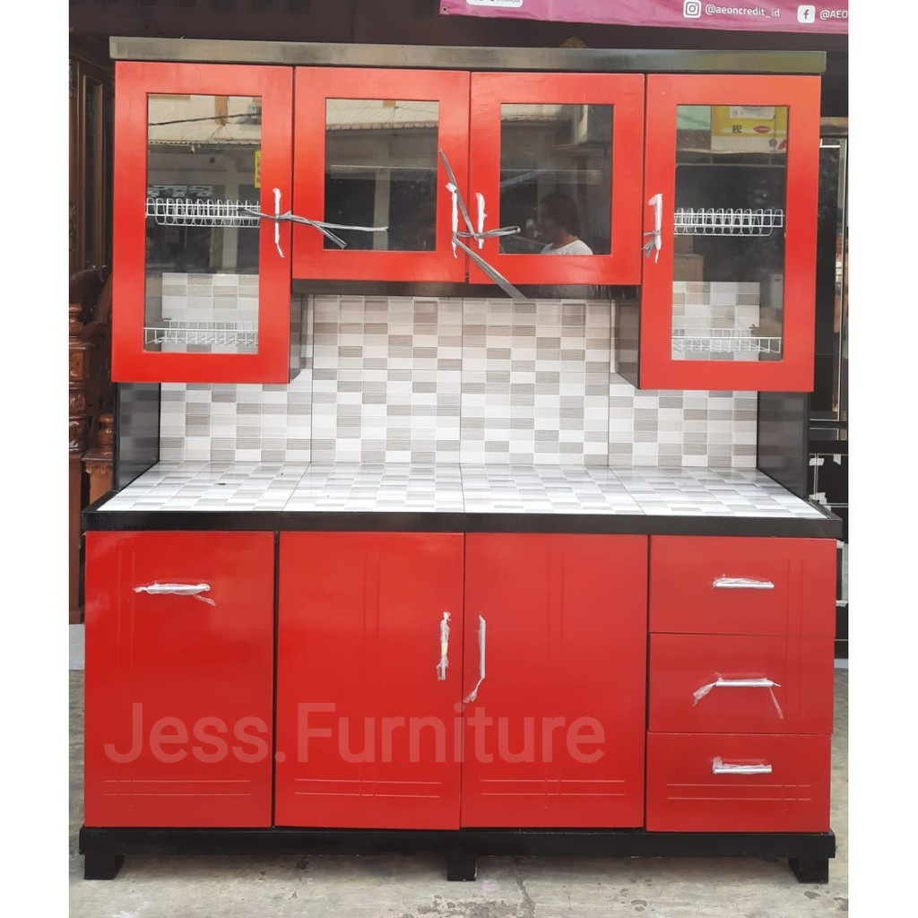 Lemari Piring 4 PINTU / Rak Sayur/ Lemari Sayur/ Rak Piring Dapur