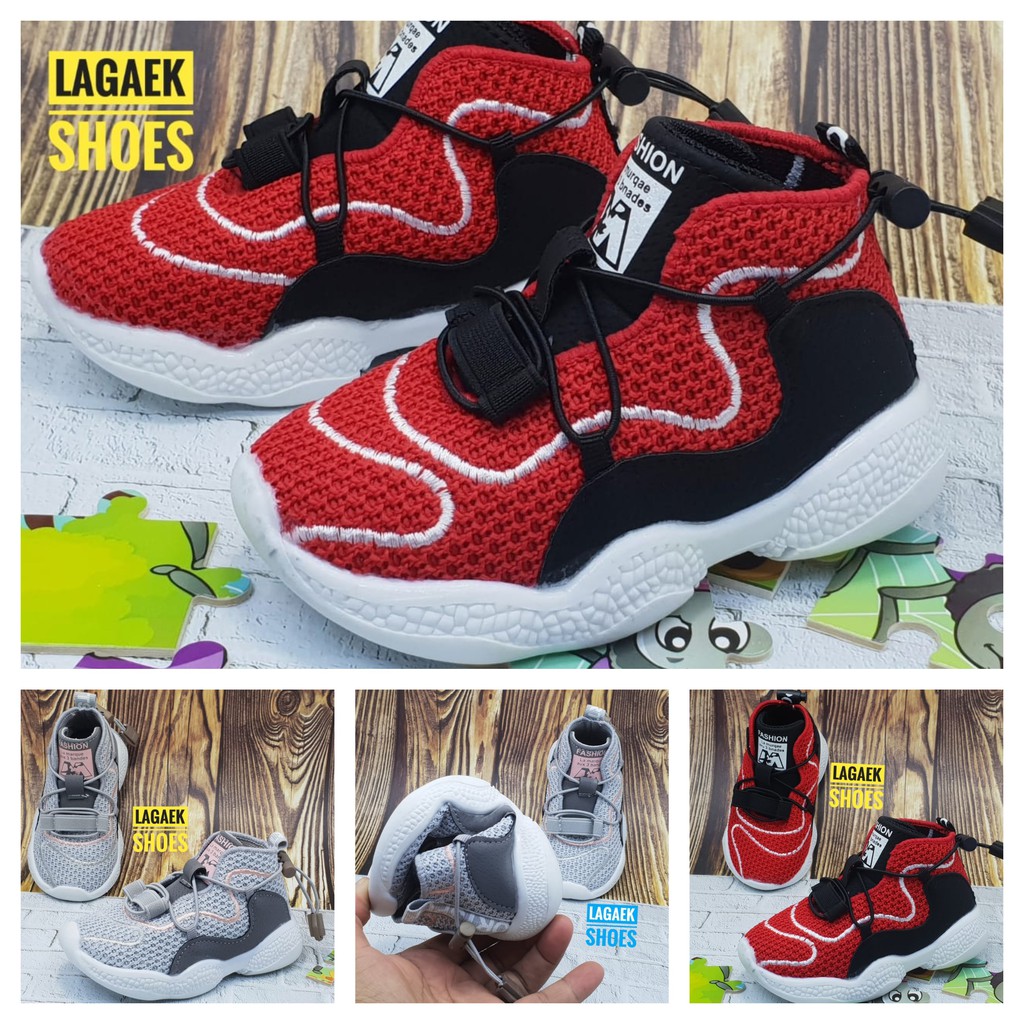  sepatu  anak  sporty usia 1 2 5 6 tahun lentur model 