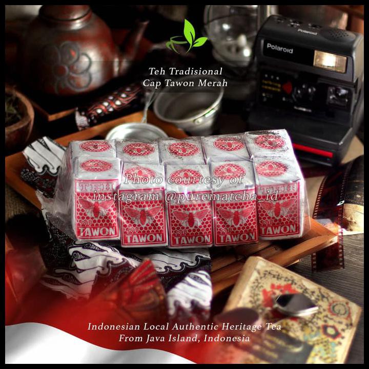 

Teh Indonesia - Teh Cap Tawon Merah 40Gr 1 Pack Indonesian Local Tea