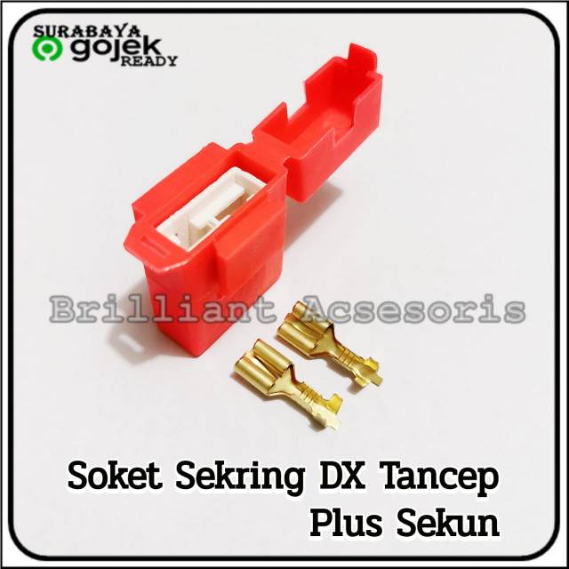 Soket Only plus sekun - Soket Relay / Soket Lampu H4 / Soket Sekring DX Tancep