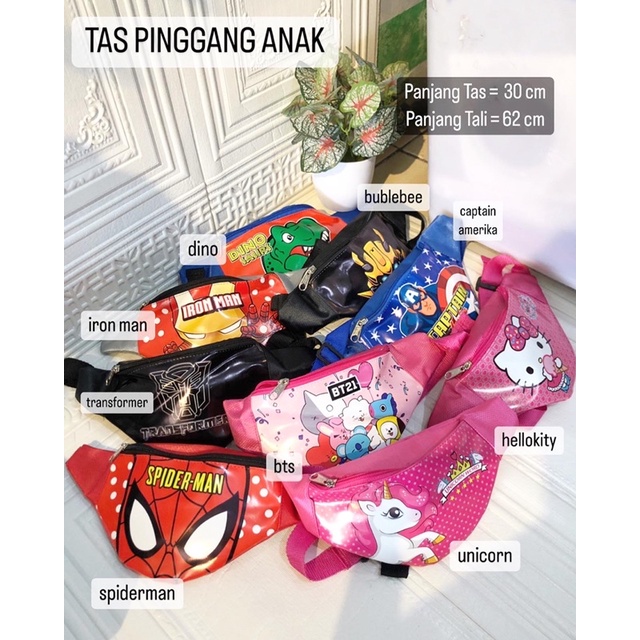 TAS PINGGANG ANAK-ANAK WEISTBAG ANAK / WAISTBAG ANAK