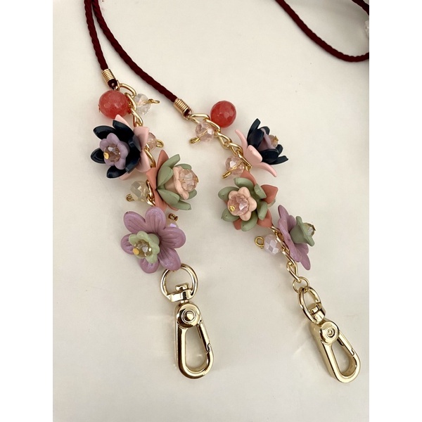 VOL 02. STRAP MASKER 2 IN 1 Raya PREMIUM EDITION (BATU ALAM ASLI) strap masker hijab - kalung masker