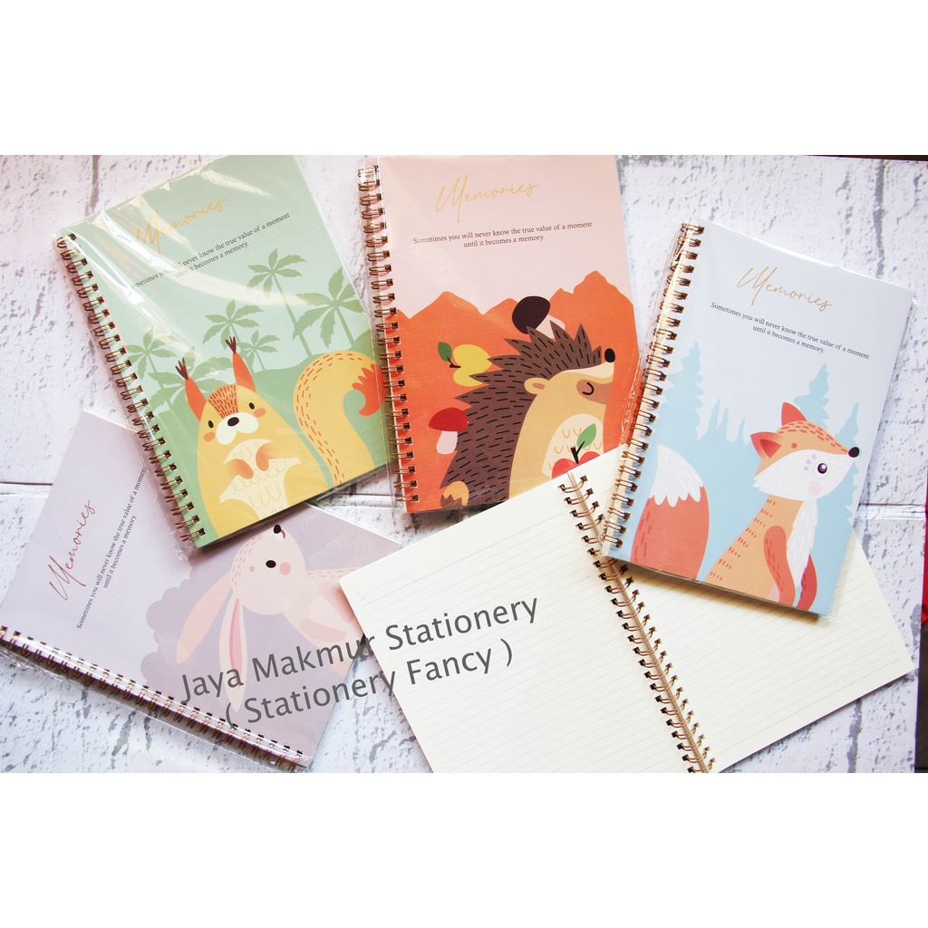 Buku Tulis Catatan / Notebook A5 Joyko Soft Cover Memories NB-711