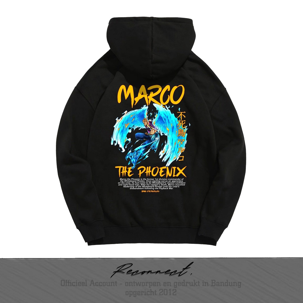 Reconnect Sweater Pullover Hoodie Anime One Piece Marco The Phoenix