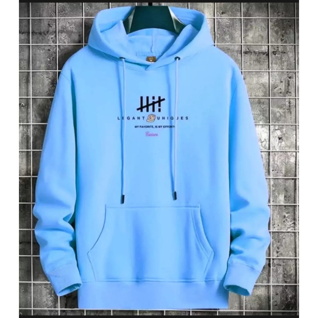 TERBARU !! H!! Hodie Cowo Bahan Flecee Tebal Premium  / Sweater Pria Terbaru 2021 Kekinian /Unisex Size M,L,XL /  Murah COD