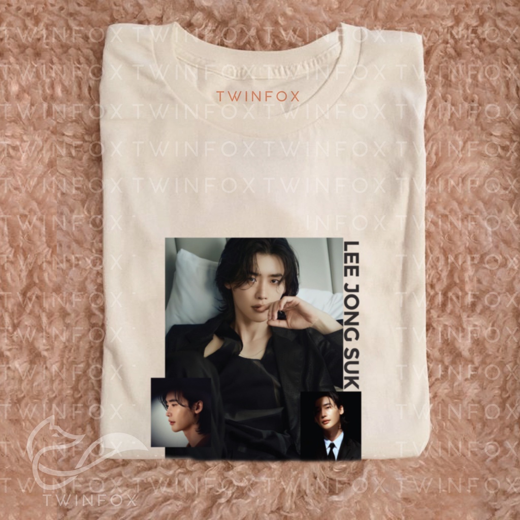 Kaos Kpop Unisex Lee Jong Suk