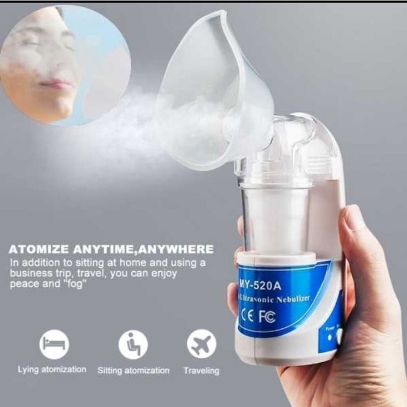 Nebulizer Inhale Alat Terapi Pernafasan Untuk Sesak Nafas Flu