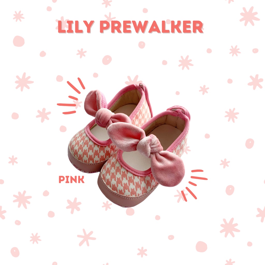 sepatu bayi anak perempuan cewek 12 bulan 1 tahun 0 6 LILLY prewalker