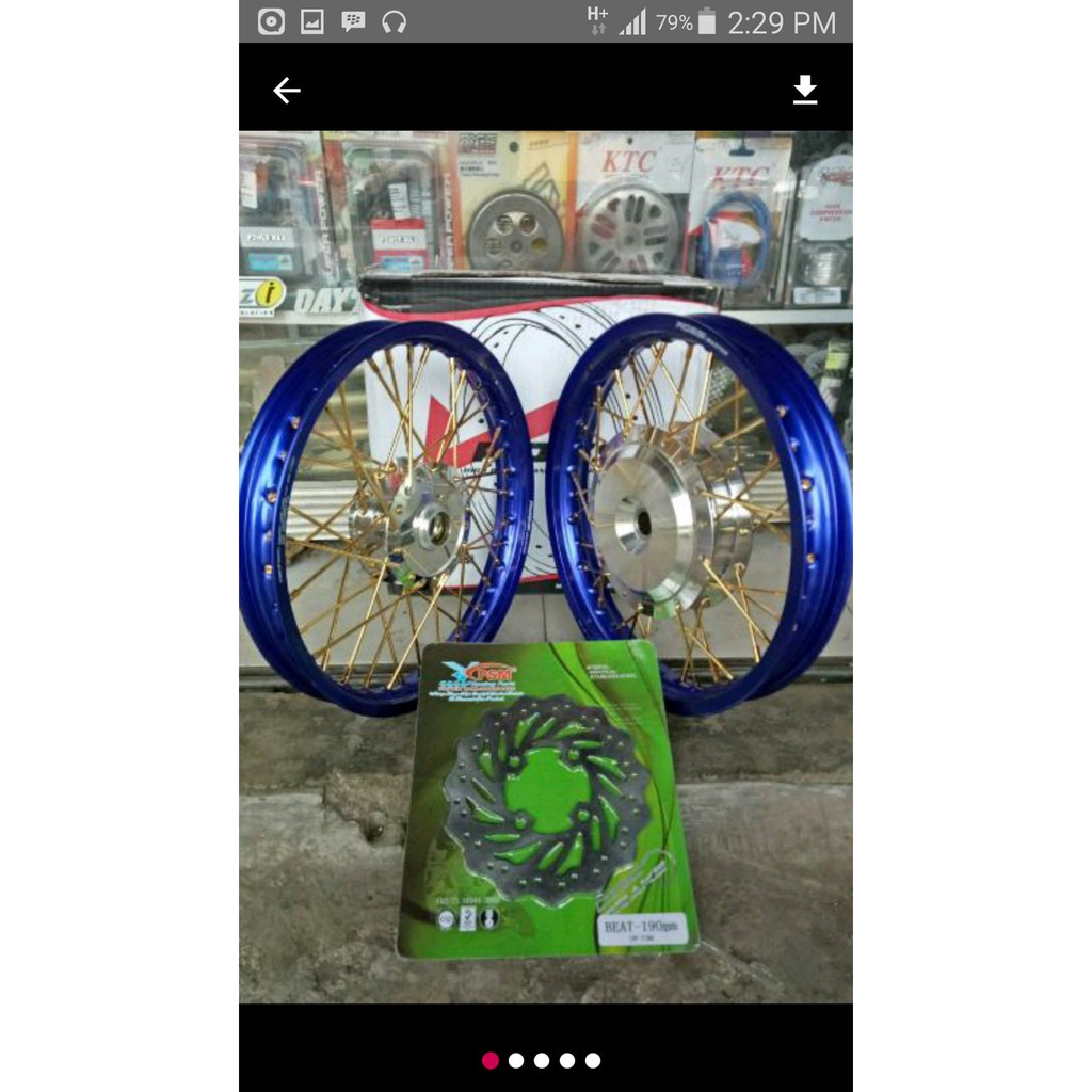 velg jari jari tromol ring 14. motor vario 110. vario 125. cod 41