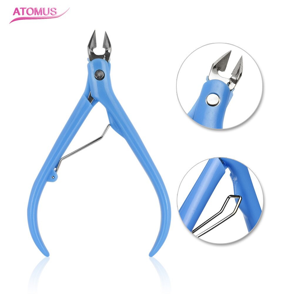 

PRODUK IMPORT 1pc Cuticle Scissor Cuticula Nipper Plastic Nozyczki Alicate Unha Podologia