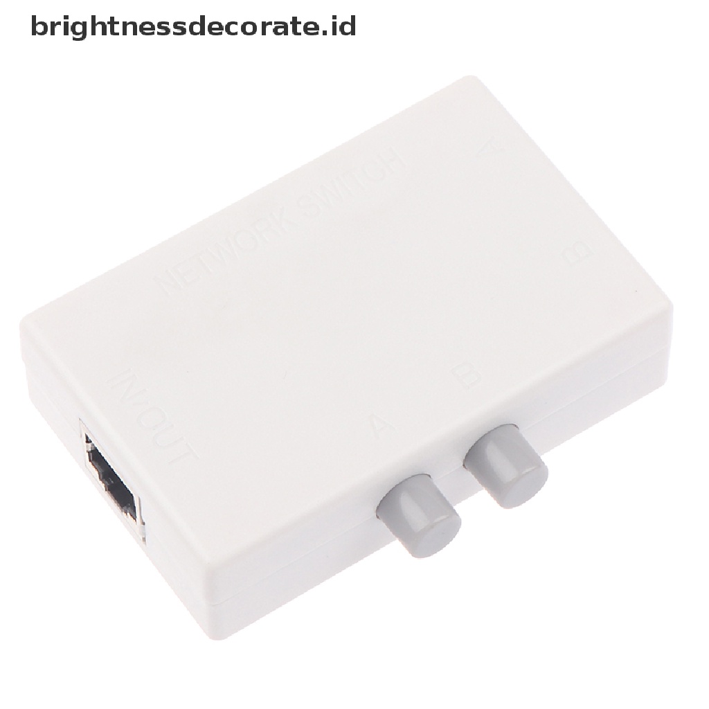 (birth) Switcher Jaringan Ethernet RJ45 RJ-45 2-Port