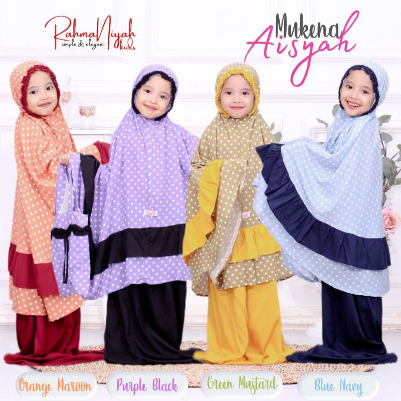 Mukena Aisyah SeriesRahmaNiyah By. RieyahOS