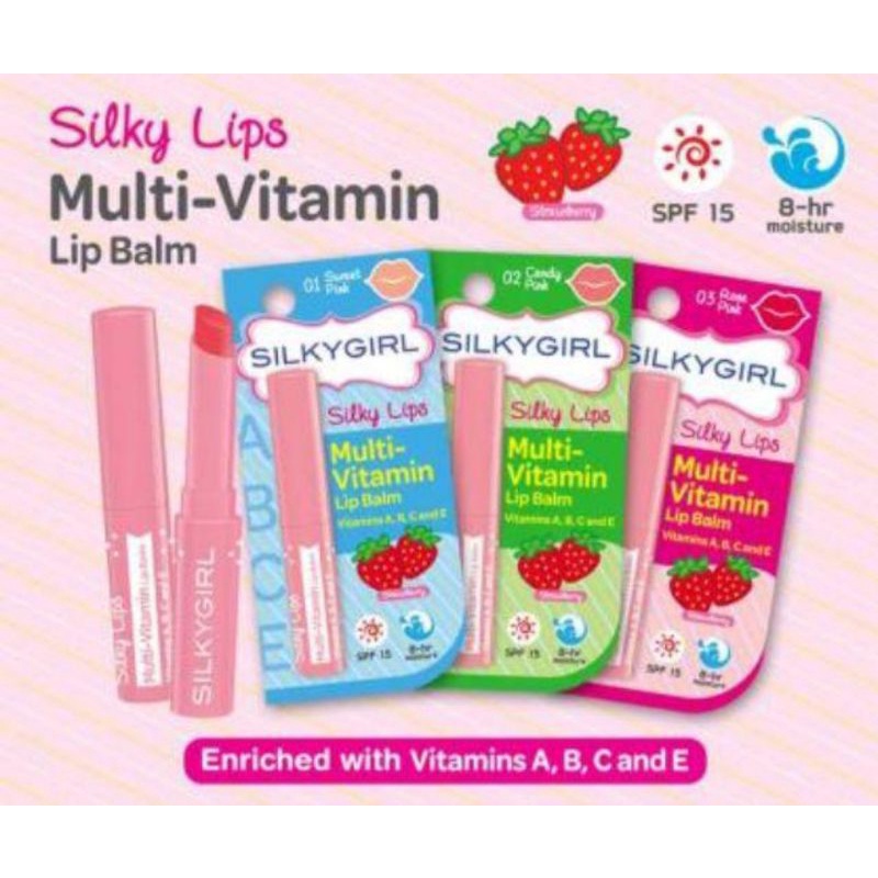 New Multivitamin Lip Balm SILKYGIRL