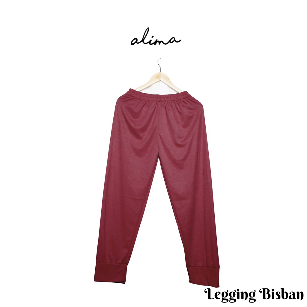 PAKET Hemat 4 pcs Legging Bisban Bahan Kaos Spandek Adem dan Murah by Alima Indonesia