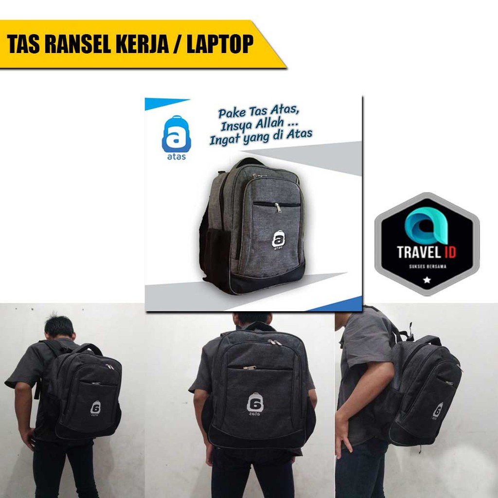 Tas Ransel pria kerja - tas ransel laptop cowok backpack-tas ransel backpack