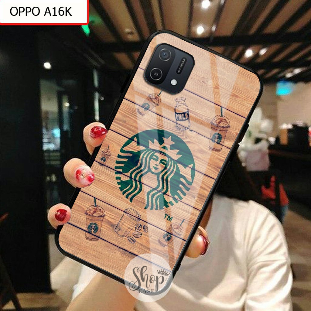 Softcase Glass Oppo A16K A16E  - Case Oppo A16K A16E - Case Lucu - case Oppo A16K A16E - kesing Oppo