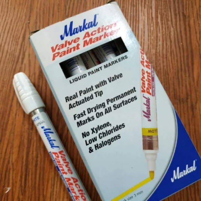 

Best Seller Markal Valve Action Paint Marker Liquid Paint Markers WHITE USA