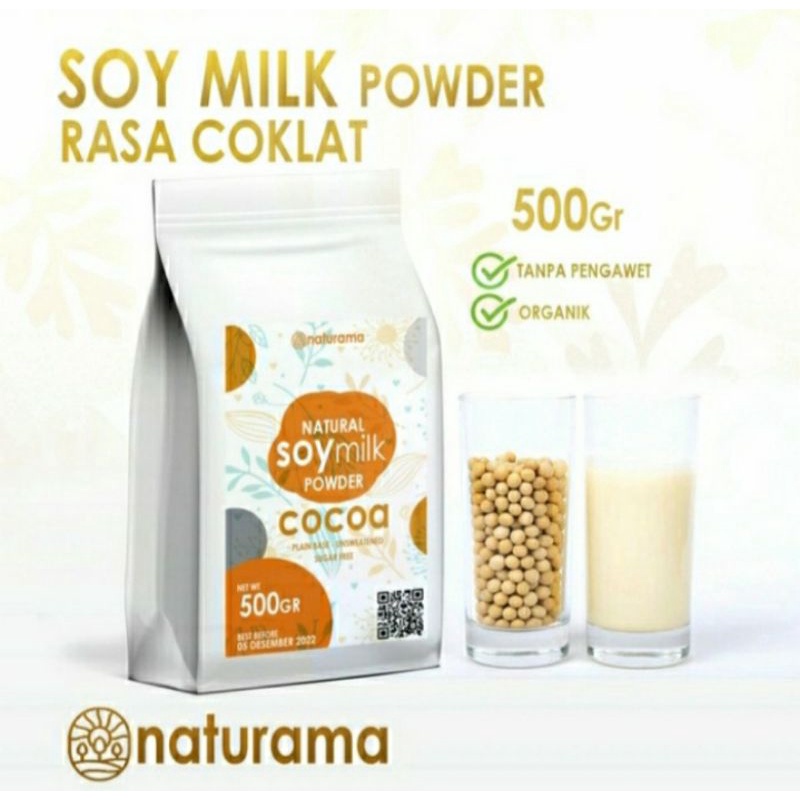 

SUSU KEDELAI BUBUK RASA COKLAT 500 GRAM CHOCOLATE SOYMILK POWDER
