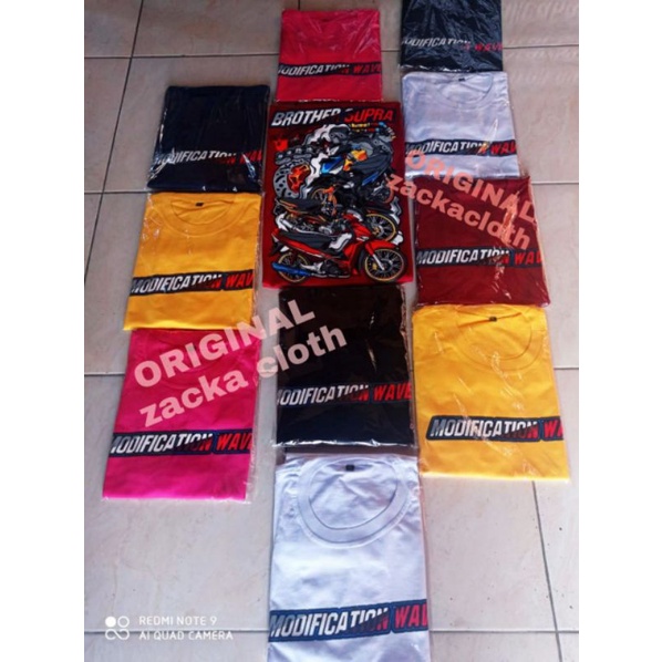 kaos motor supra/kaos supra/kaos brother supra/kaos modifikasi wave/kaos pria distro/COD