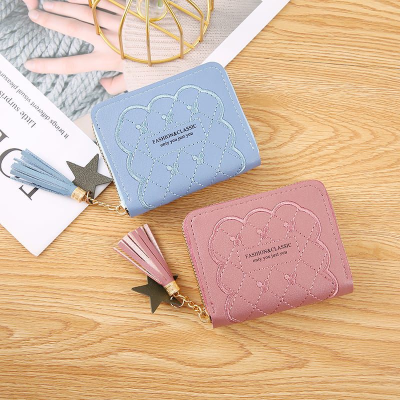 EV 8489 Dompet Koin Wanita Mini /Murah Real Pict Import