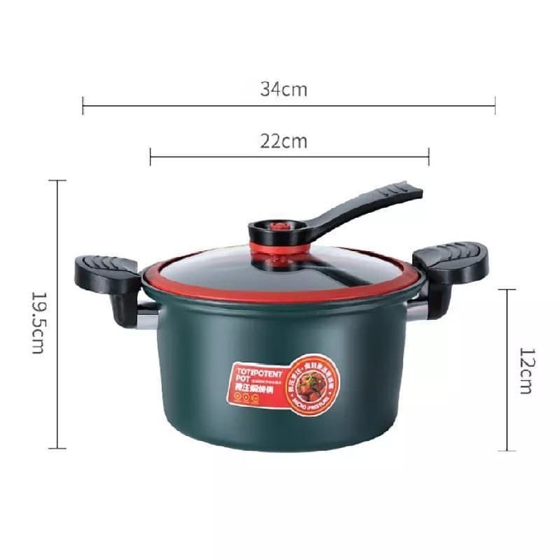 PANCI PRESTO PRESSURE COOKER TOTIPOTENT 3,5 LITER PANCI MULTIFUNGSI ANTI LENGKET