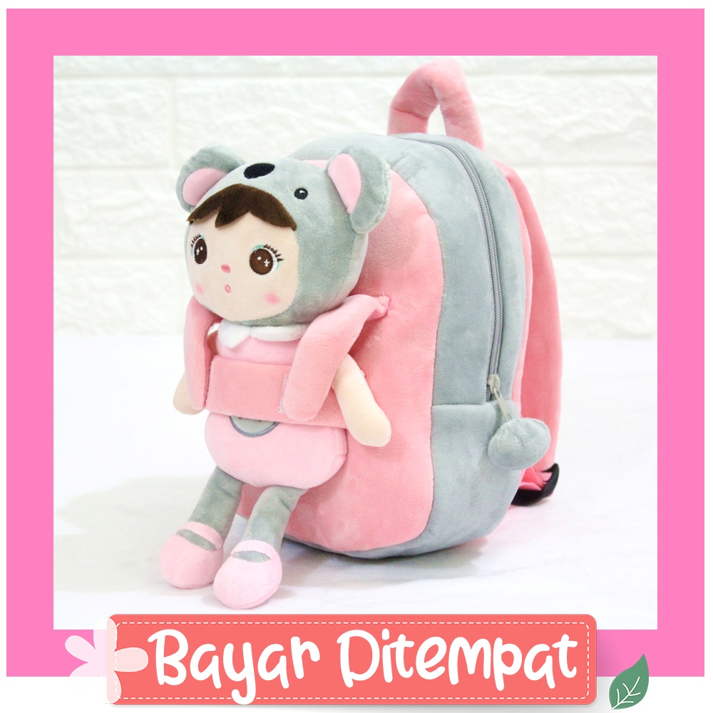 tri-13 Back Pack Double Decker_Tas Sekolah Anak Perempuan_Lol_Unicorn