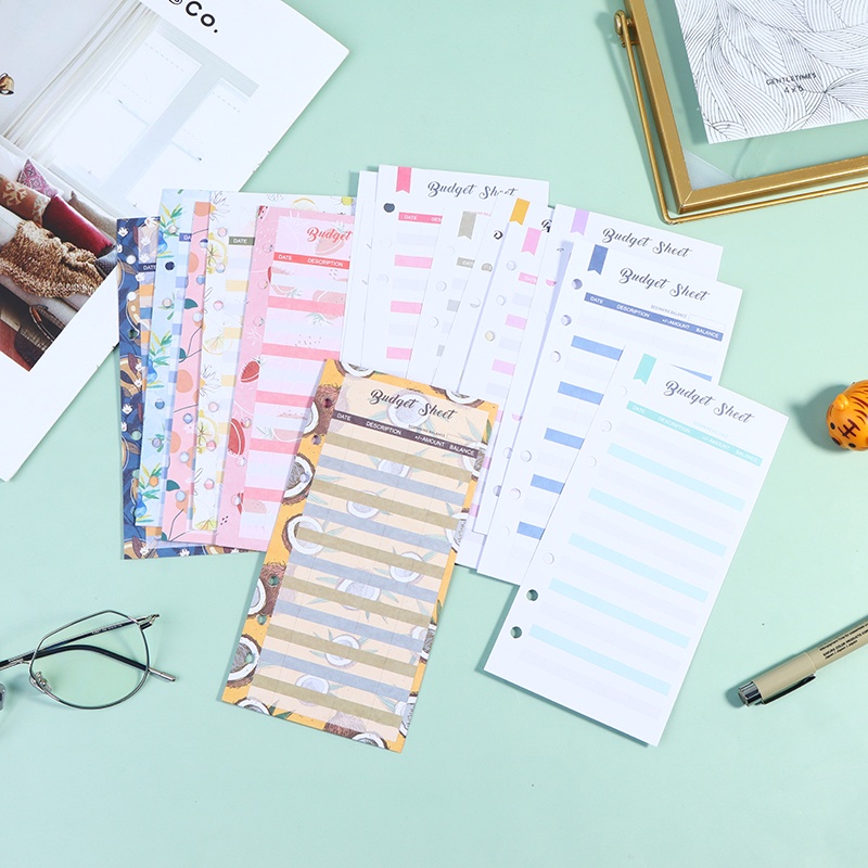 12 / 40Pcs Buku Catatan / Agenda / Uang Kertas A6
