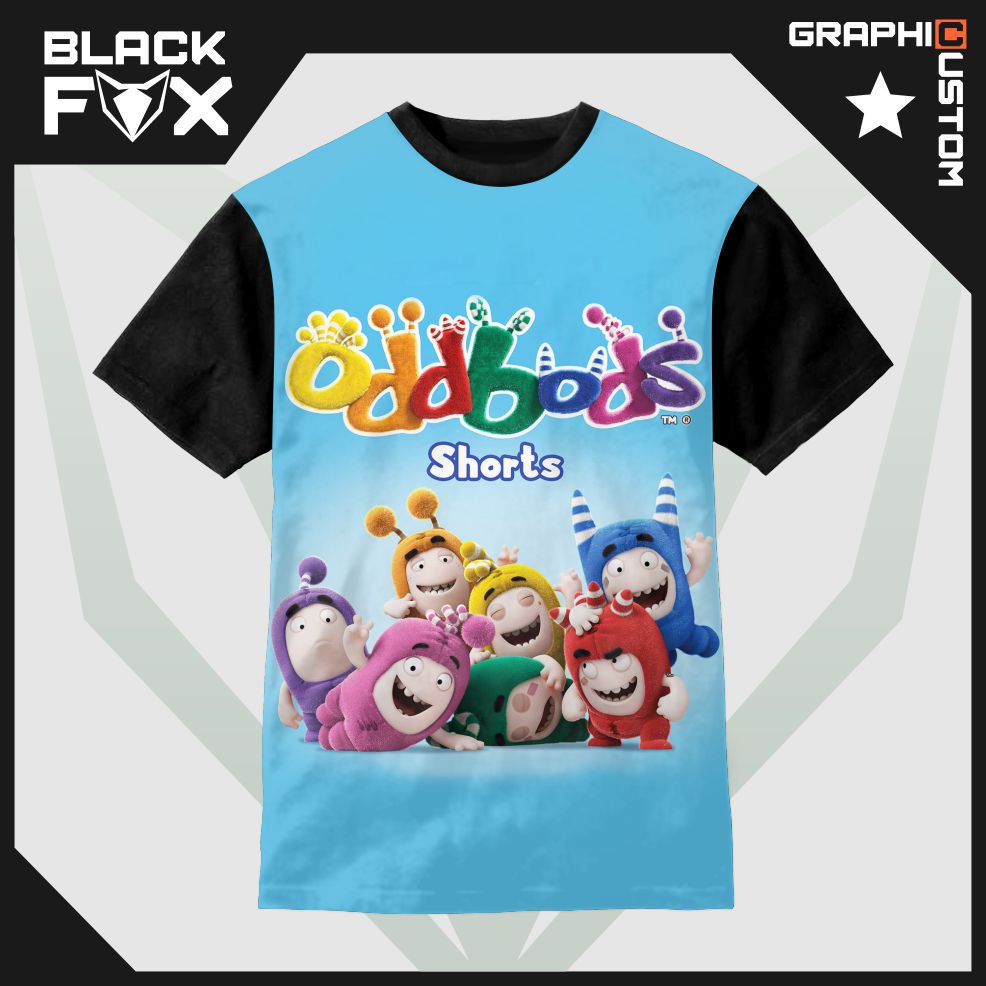 Kaos anak Oddbods Animasi