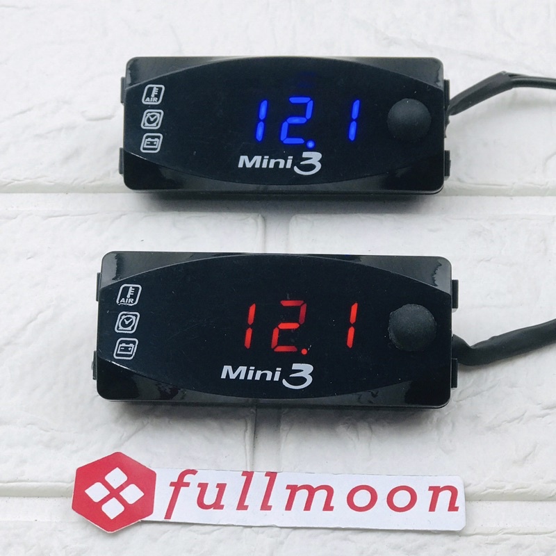 voltmeter aki 3 in 1 digital jam temperatur suhu