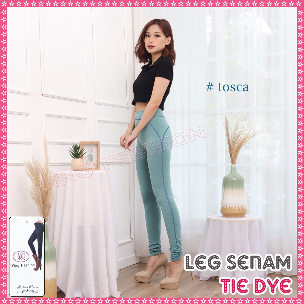 Legging Senam Tie Dye Import / Legging senam wanita / legging yoga wanita / legging fashion import