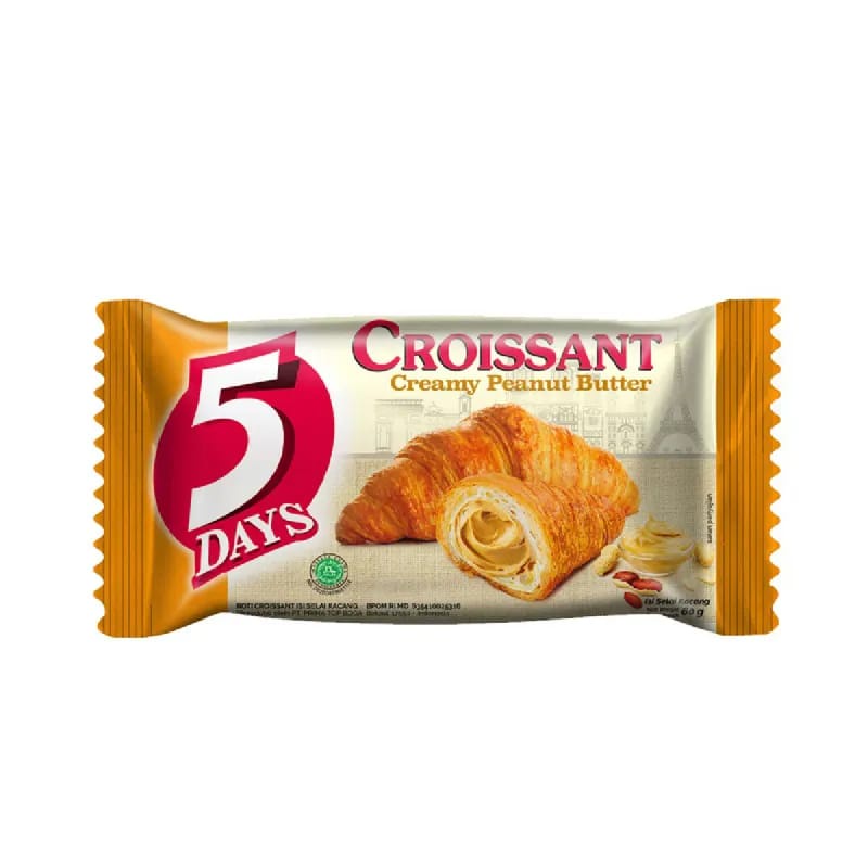 Roti 5 days croissant ( keju,berries,coklat ) Snack enak dan murah