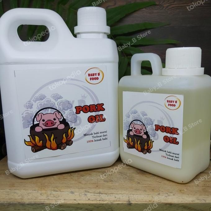

Minyak Babi murni Pork Oil 1liter/ Not Olive Oil